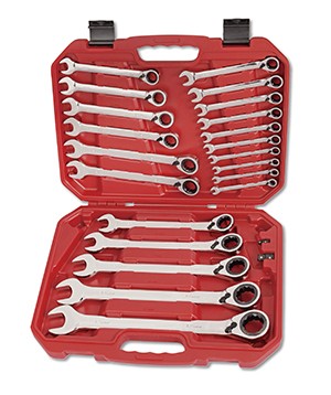  23pcs Reversible ratchet wrench set